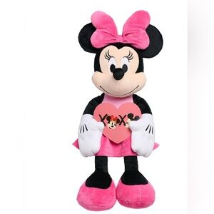 Disney Valentines Large Plush Minnie Mouse 19 inch